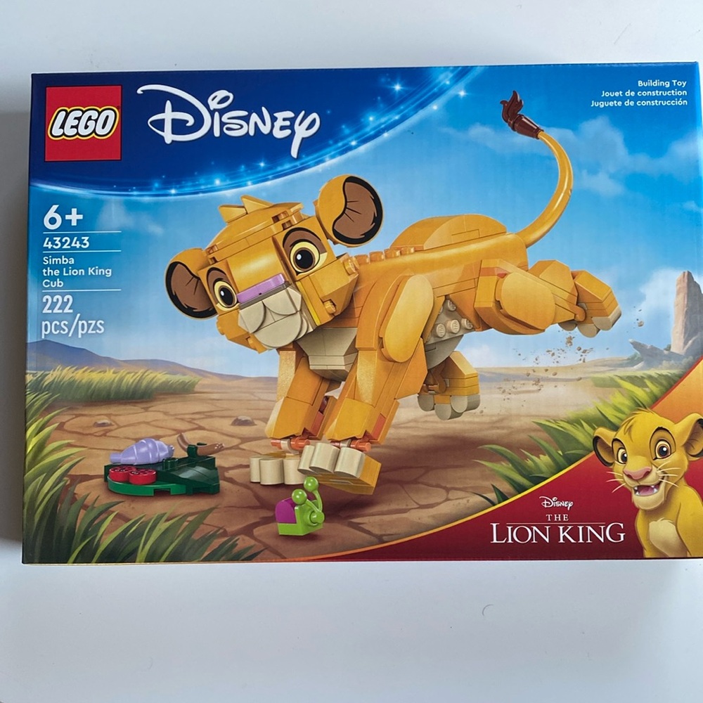 Disney Lego Simba the Lion King Cub New Unopened Age 6+